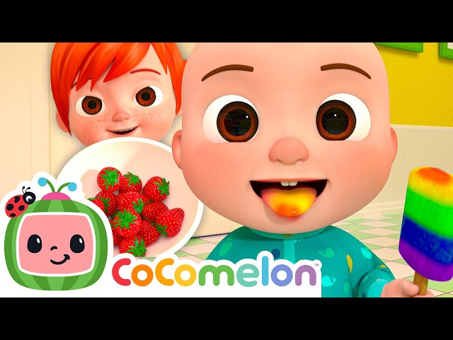 Rainbow Popsicles Color Song!🌈 | Cocomelon and Little Angel Nursery Rhymes