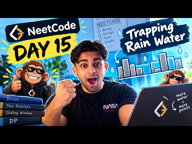 I'm officially cracked at Neetcode | Trapping Rain Water | Day 15