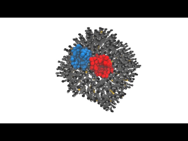Dimerization of mu-opioid receptors in a POPC/Cholesterol membrane model