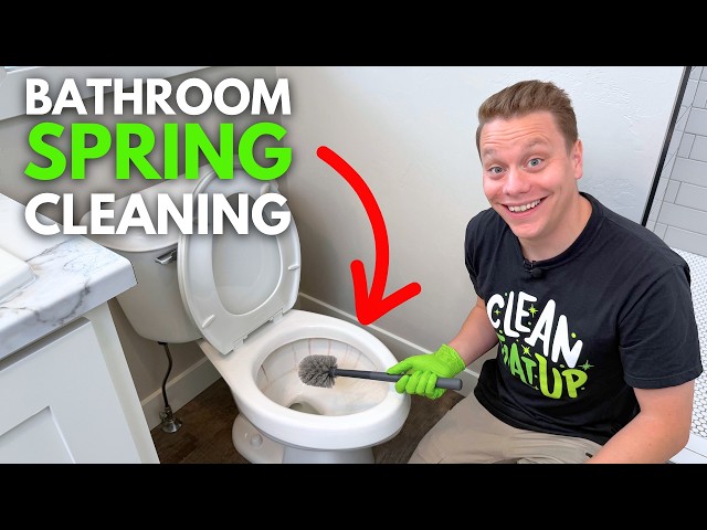 The Best Way to Spring Clean Your Bathroom!
