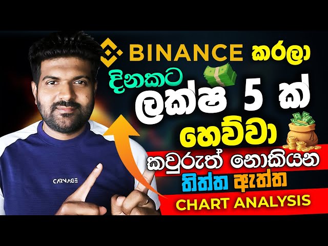 Chart Analysis Binance Beginners Course Free | Bitcoin Update Sinhala | How to make money