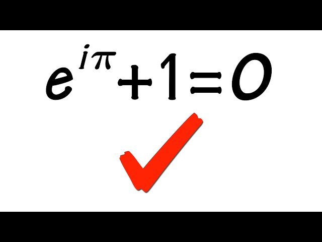 Euler’s identity proof for calculus 2 students!