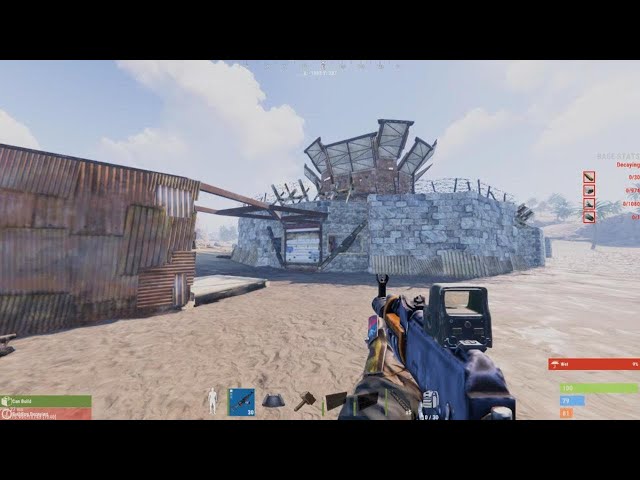 *The Mini 9ine Virus* Rust Solo/Duo Base Design Wide gaps Breach Peaks Bunker Protection