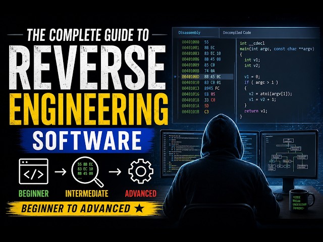 The Complete Guide to Reverse Engineering Software (Beginner to Advanced) ⭐