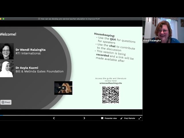 Pre-Service Teacher Education: Guide Walkthrough and Panel Discussion