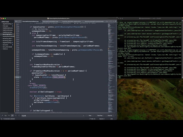 (Livestream) Making YouTube Videos with Code: Bouncing Ball Polyrhythm Visualization Pt. 5