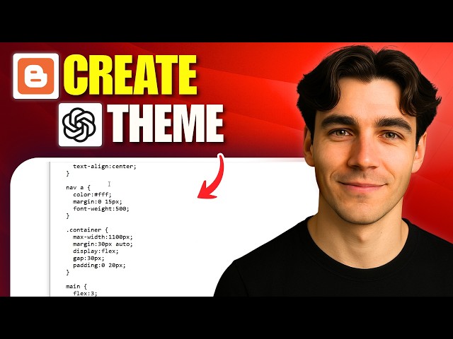 How to Make a Blogger Theme With ChatGPT (Tutorial 2026)
