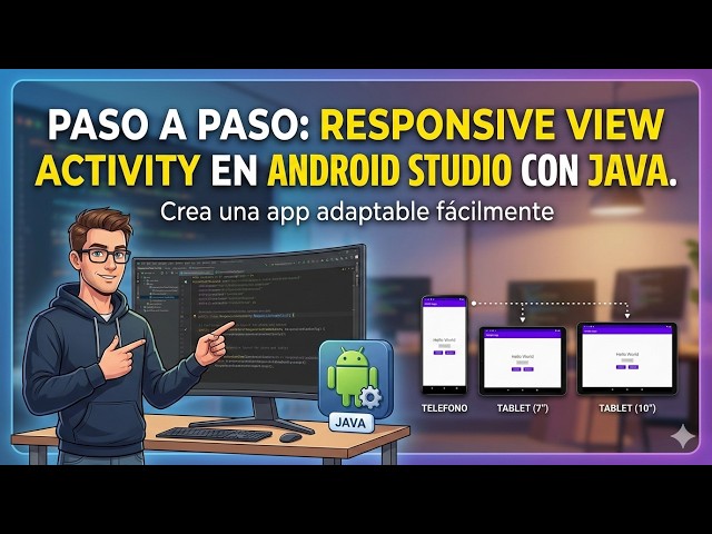  ¡Deja de usar Layouts fijos! Apps RESPONSIVE View Activity en MINUTOS #viralvideos