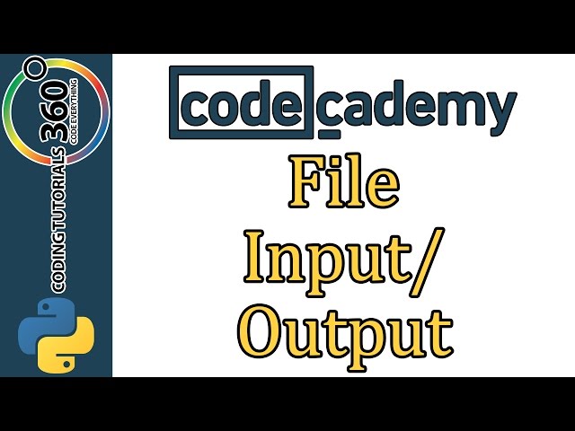 Learn Python with CodeCademy: File Input/Output