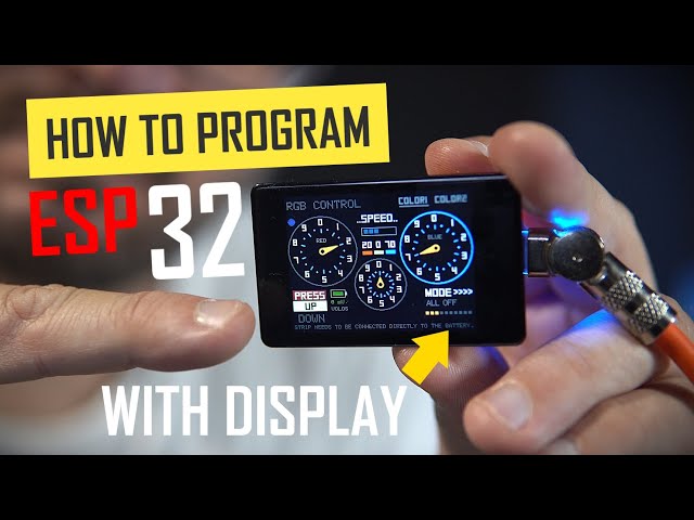 How to Program an ESP32 Dev Board with a Built-in Display PART1