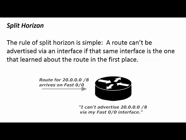 055 Sec 111  Intro To Distance Vector Protocols