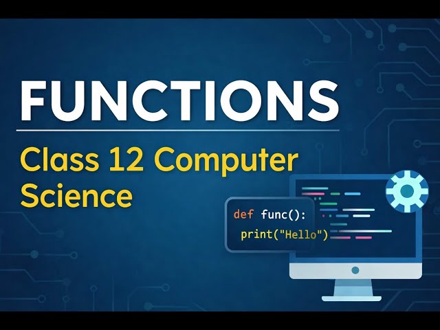 |UNIT -1 CHAPTER-1 FUNCTIONS |12 TH STD PUBLIC TAMILNADU STATE BOARD SYLLABUS | Kanini Insights