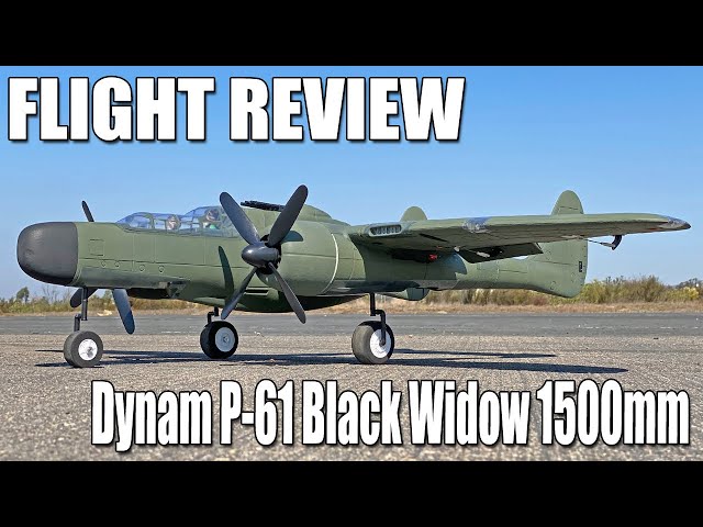 From the Field -- Dynam P-61 Black Widow 1500mm Wingspan
