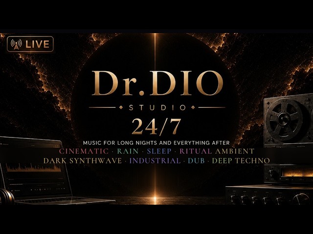 Dr.DIO Radio 24/7 | Night Drive, Deep Techno and Ambient for Coding, Focus and Late Work