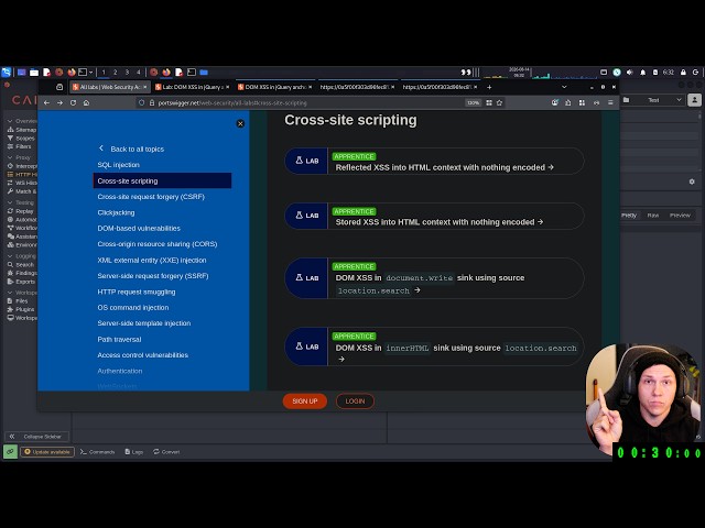 speed running as many hacking challenges in 30 minutes