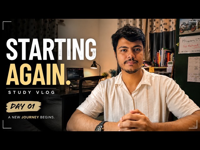 Starting Again After APSC. | Study Vlog