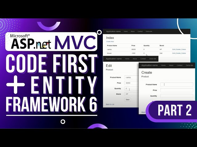 ASP Net MVC Code First using Entity Framework 6