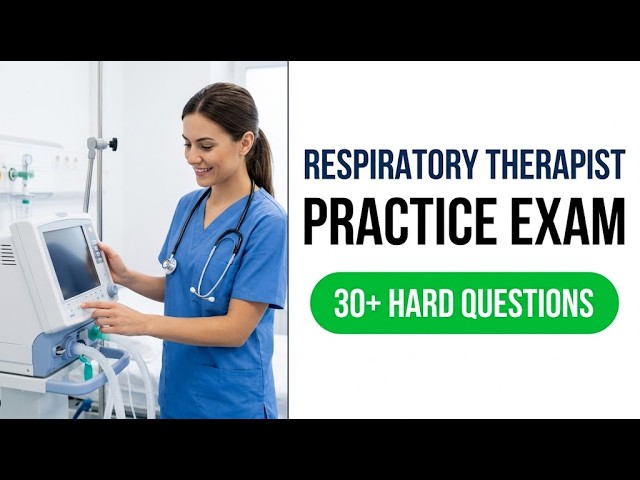 2026 Respiratory Therapist Practice Exam Masterclass TMC NBRC RRT Study Guide Essentials