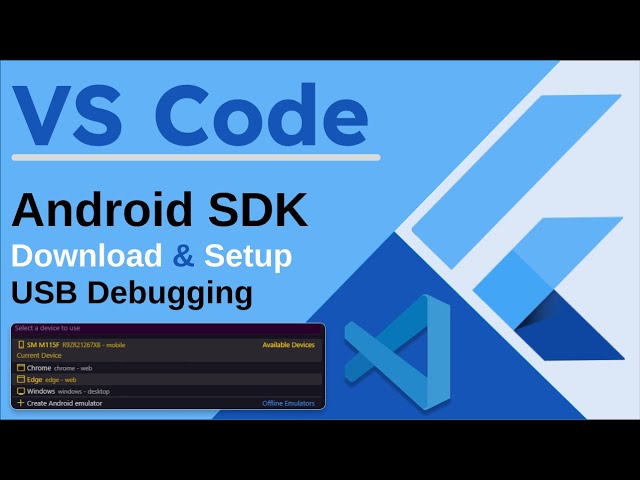 Android device is not showing in VS Code/Android Studio Flutter | Debugger not working in VS Code