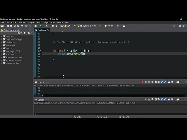 # 18 _ For Loop in Java