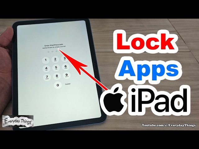 How to Lock Apps on iPad