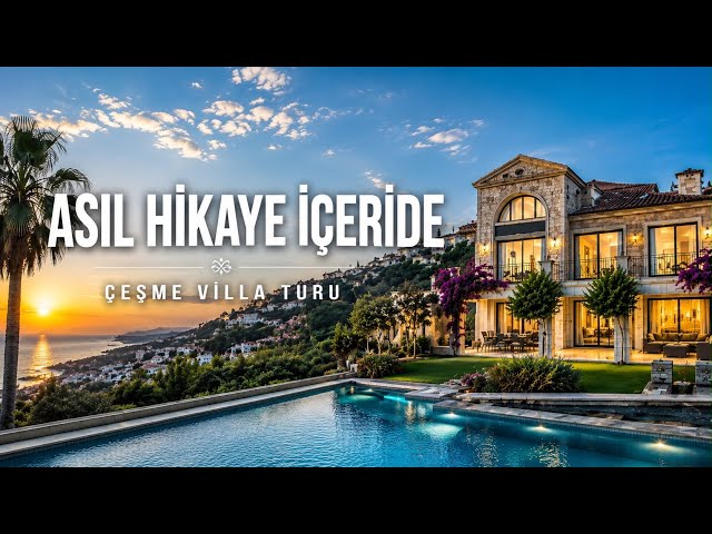 SUNSET MAGIC | Luxury Villa Tour in Çeşme 🌅🏡