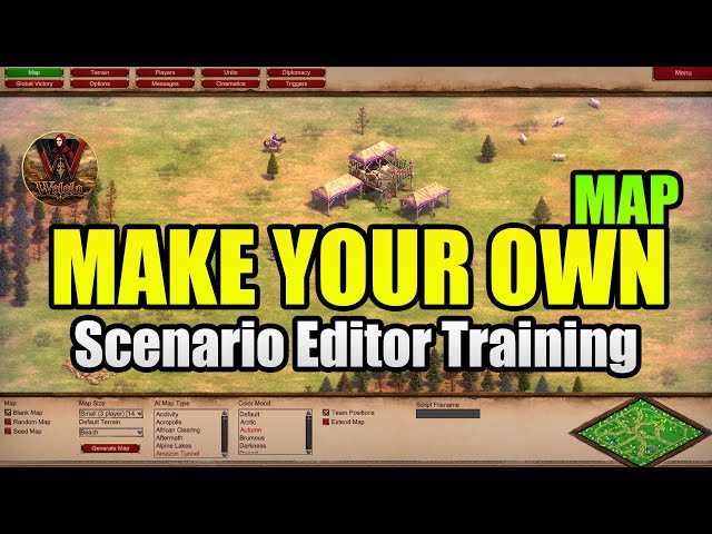 AoE2 DE Map Making Made EASY: Your First 4v4 Map in 15 Min Tutorial 2026