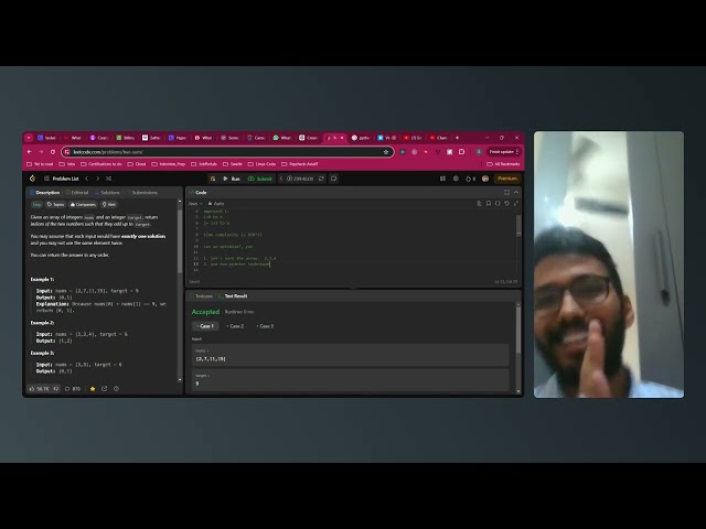 1.  Two sum - LeetCode