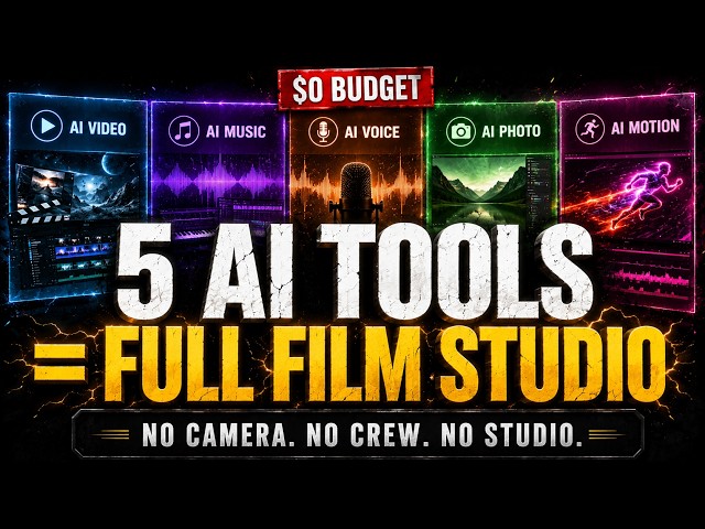 I Built a Full Film Studio For $0. No Camera. No Crew. No Location.