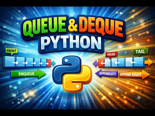 “Master Queue & Deque in Python — Beginner to Pro!