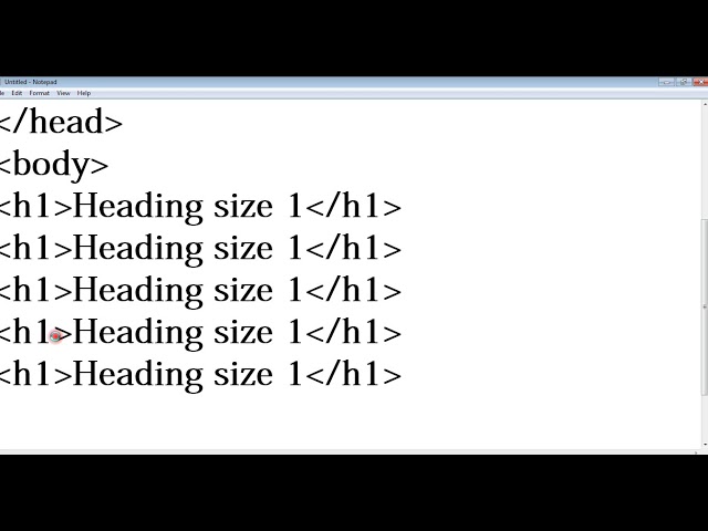 How to create simple HTML Program(In Tamil)