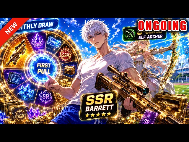 Every Month I Get One Lottery Draw, and My First Pull Gave Me a Barrett and an S-Class Elf Archer!