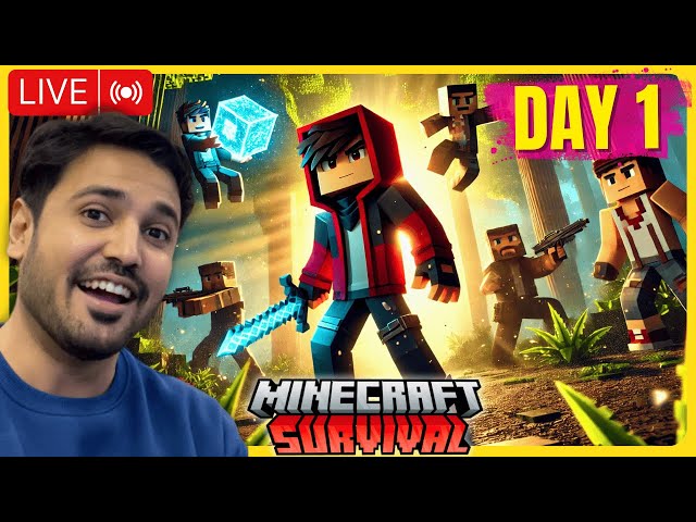 Minecraft Survival Series: New Adventure Begins! Ep1