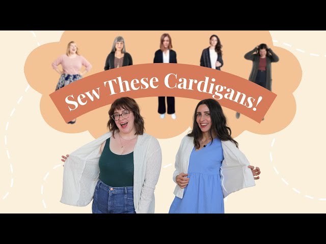Our 6 (and a half) Favorite Cardigan Sewing Patterns