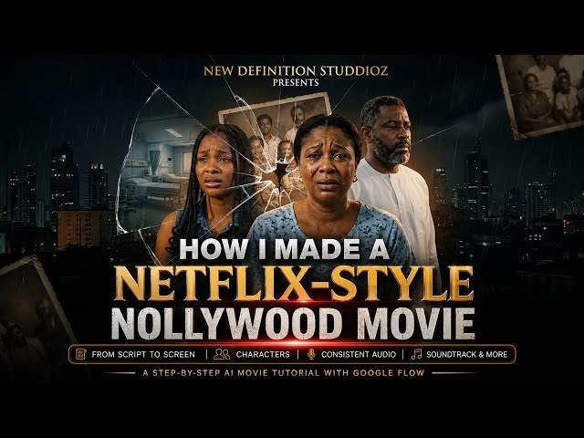 How I Made a Netflix-Style Nollywood Movie with Google Flow — Full AI Movie Tutorial 🎬