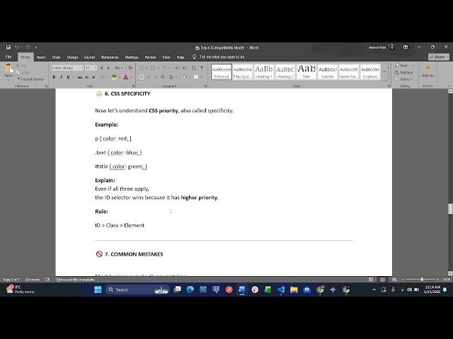 Day 4: CSS Selectors Explained – Element, Class & ID (Beginner Friendly)