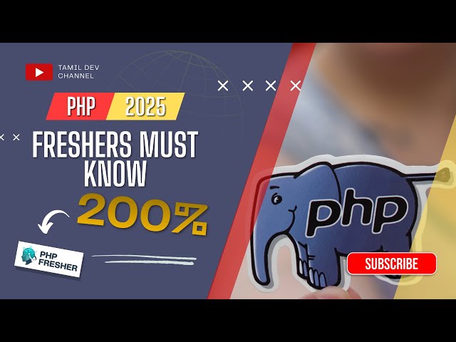 PHP Interview Questions 2025 – Freshers Must Know | Tamil