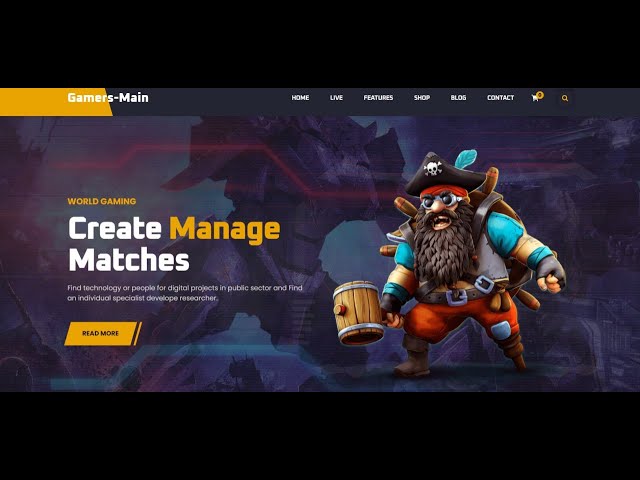 Amazing Professional Interactive Gaming Site 💥👇 using html css javascript 🔥 A Gaming Website 🤯