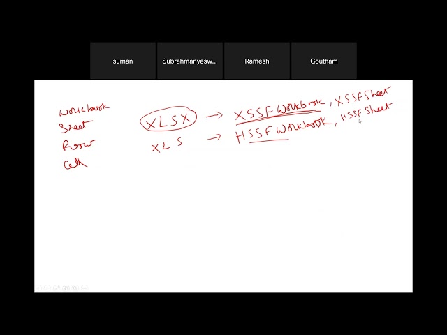 Selenium with Java Training - Class 25 - Reading Data from Excel, Read data from .xlsx and .xls