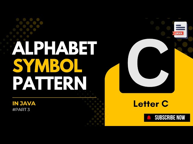 How To Print C Alphabet Shape Using Star In java (For Beginner)