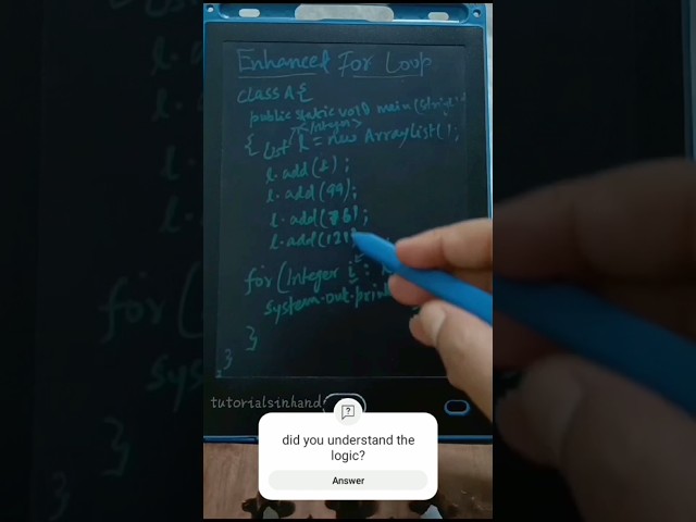 for each loop in java explained #java #javaprogramming #javatutorial #shorts #short #dailycoding