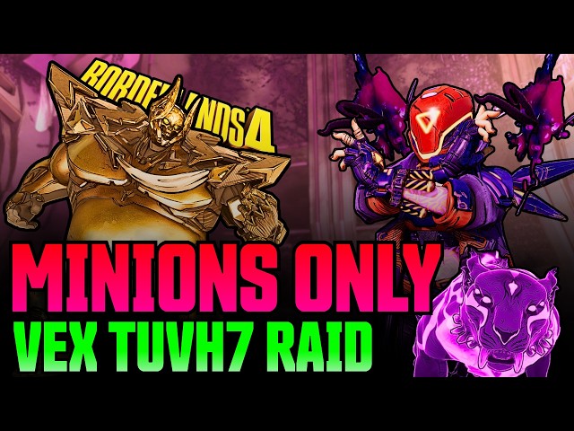 MINIONS ONLY! Bloodwire Vex vs. TUVH7 Sub & Thol Platinum | Borderlands 4