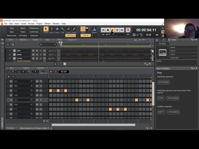 Adding Bassline