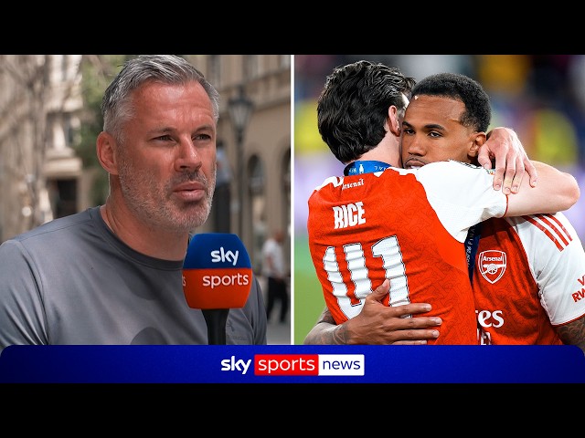 Jamie Carragher reacts to Arsenal's Champions League final loss to PSG