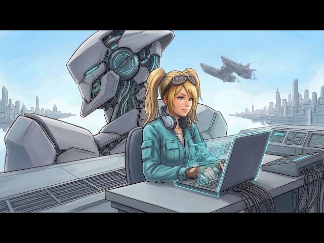 It powers up when I code | Synthwave Coding Music for Deep Focus