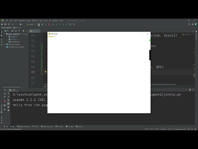 345 - Identificando quando os objetos agrupados em movimento se tocam no pygame Python
