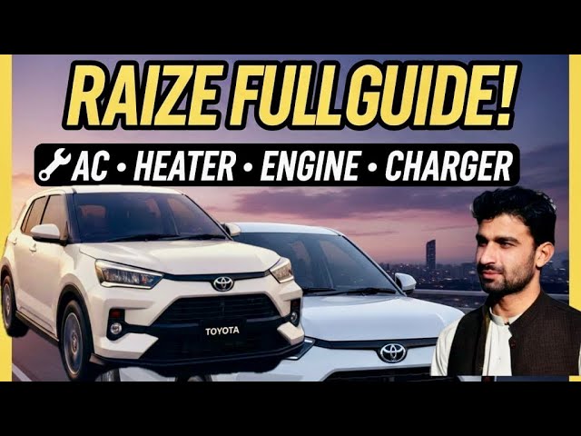 “Toyota Raize review Full Features Guide | AC, Heater, Gears, Charging, Engine Check Explained”