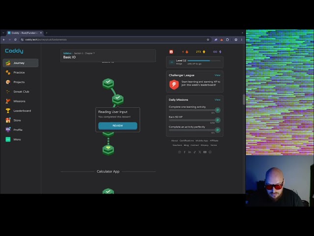 Day 4 of Coddy.tech challenges in Rust so I don't get Rusty