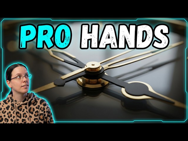 Clock hands. Blender Mini Tutorial (#45)(S4) #cgi #3dart #blender3d