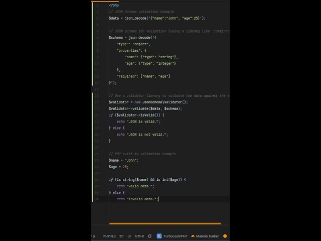 Which is better for #php data validation: JSON Schema or #php validation? JSON Schema vs #php